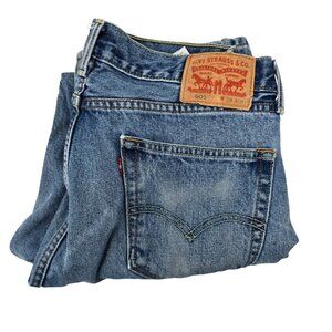 Levis 505 Mens W34 L30 Blue‎ Denim Straight Fit Jeans Casual Wear